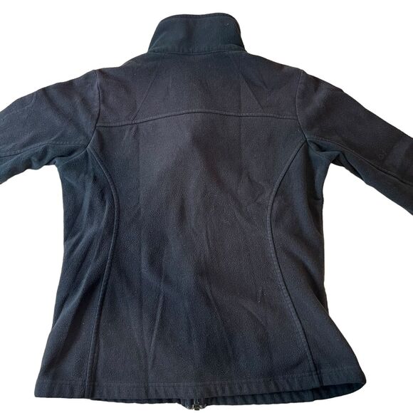 Columbia Full Zip Fleece Jacket Womens Sz. Medium Black Outdoor Gorpcore - Picture 8 of 14